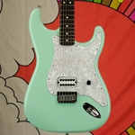 Used 2023 Fender Limited Edition Tom DeLonge Stratocaster, Rosewood Fingerboard, Surf Green, Gig Bag ISS29247