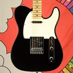 Used 2004 Fender Telecaster Standard Electric Guitar, Black, Maple Fingerboard ISS29123