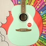 Fender California Standard Monterey E, Spruce Top, Ivory Pickguard, Surf Green 0974251557