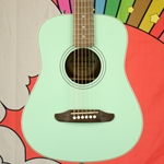 Fender California Standard Redondo™ Mini with Bag, Spruce Top, Surf Green Green w/bag 0974101157