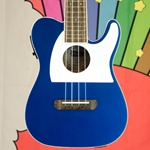 Fender Fullerton Tele® Uke, Walnut Fingerboard, White Pickguard, Lake Placid Blue 0970513502