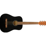Fender FA-15 3/4 Scale Steel with Gig Bag, Walnut Fingerboard, Black 0971170106