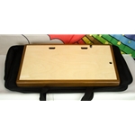 Xyz Used Wood Maple / Watnut Pedalboard, Peadl Board w/ Carry Case ISS29406