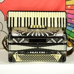 Rosciani Polytonette "Polka King" 120- bass Accordion w/ Case ISS28948