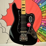 Squier FSR Classic Vibe Bass VI, Maple Fingerboard, Black Pickguard, Matching Headstock, Black 0374586506