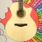 Ibanez AE170 Grand Auditorium Acoustic/Electric Guitar, Natural AE170NTR