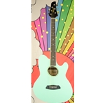 Ibanez Talman TCY10E Acoustic-Electric Guitar, Sea Foam Green (Factory 2nd) TCY10EFSH-2ND