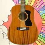 Used Guild D-125-12 12-String Acoustic Guitar w/ Hardcase ISS29722