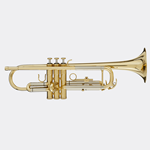 Blessing Bb Trumpet, .460 Bore, Clear Lacquer, Outfit BTR1287