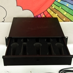 Used Gator GRW-DRWMIC10 2U Rack Drawer for Wired Microphones ISS29853