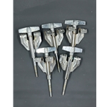 Used Tama Set of 5 T-Rods ISS29788