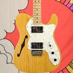 Used 2003 Fender Thinline '72 Telecaster Electric Guitar, Ash Body, Wide Range Pickups ISS29882