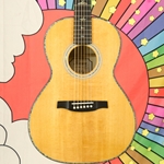 Prs Used PRS SE PE50E Parlor Acoustic Electric Guitar, Flamed Maple, Fishman Pickup ISS29881