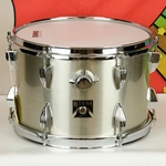 Vintage Tama Royalstar 12" Tom Drum, Brushed Metal, Metalic White? ISS29798