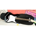 Used Squier Stratocaster Electric Guitar - Black w/ Fender Gigbag ISS29846