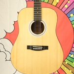 Used Rogue RG-624 Left Handed Acoustic Dreadnought ISS29345