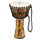 Meinl Percussion 10" Rope Tuned Travel Series Djembe, Synthetic Head (Patented), Simbra PADJ5-M-F