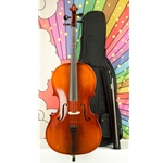Used Krutz 100 C310 3/4 Size Cello Outfit w/ padded carry bag & carbon fiber bow. In very good condition, ready to play. ISS29946