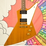 Used 2004 Gibson Explorer Electric Guitar, Natural, Gold Hardware ISS30030