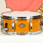 Used 90's Tama Rockstar Custom 14" Snare, Custom Amber Transparent Finish ISS29949