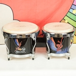Used LP Latin Percussion Santana Abraxas Bongo Set ISS30156