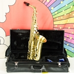 Used Unison Lone Star Custom Alto Saxophone, Case ISS30227