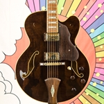 Used Ibanez Artcore Custom AF105F-SM Electric Hollowbody, Antique Brown, Hardcase ISS30226
