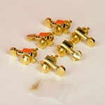 Used Grover 505G Mini Roto-Grip Locking Gold 3x3 Rotomatic Tuners ISS30280
