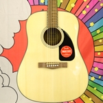 Used Fender CD-60 Natrual Deadnought, Hard Case ISS30328