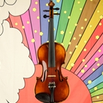 Used A. Schroetter German 4/4 Student Violin Outfit Hard Case, Bow ISS29830