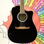 Used Fender FA-125CE Acoustic / Electric - Black ISS30323