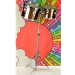 Used Slingerland Copper Wrap 6" &  8" Concert Tom Set & Stand ISS30267