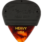 Fender Mojo Grip Picks, Celluloid, Heavy, 3-Pack, Tortoiseshell 885978638659