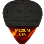 Fender Mojo Grip Picks, Celluloid, Medium, 3-Pack, Tortoiseshell 1985351800