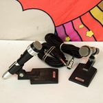 Xyz Used (PAIR) Mura DX-247 MIcrophones w/cables ISS30394
