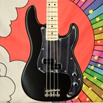 Fender Limited Edition 50th Anniversary Steve Harris Precision Bass, Maple Fingerboard, Satin Black, Gig Bag 0141032306