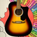 Used Fender FA-125CE, Acoustic Dreadnought Guitar with Pickup ISS30624