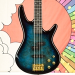 Used Ibanez Gio GSR200PC 4 String Bass Guitar, Hard Case ISS30636