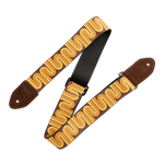 Levys Levy's Mid Century Modern Strap - Brown and Orange Sunset Groove MP2MCM-001