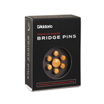 D'addario D'Addario Boxwood Bridge Pins with End Pin Set PWPS6