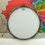 60's 70's Rogers 22" x 14" Bass Drum, Gloss Black ISS30778