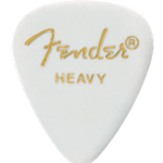 Fender White, 351 Shape, Heavy (12) Classic Celluloid Picks 1980351980