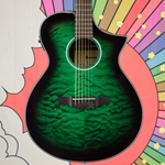 Ibanez AEWC16QA Acoustic - Electric Guitar - Transparent Emerald Burst AEWC16QA-TEH