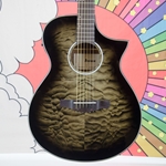 Ibanez AEWC16QA-TKH Acoustic - Electric Guitar - Transparent Black Sunburst
