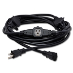 Hosa 30' Line Power Distribution Cable with 6 Inline Outlets and NEMA 5-15 Connectors PDX430
