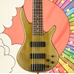 Used Ibanez GSR206B Gio Soundgear Electric 6-String Bass, Walnut Flat ISS30921