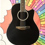 Used Applause AB24 Acoustic Electric Guitar, Bowl Back ISS30916