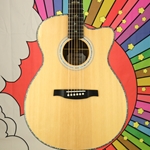 Prs Used 2008 PRS Angelus A265E Acoustic Electric Guitar, Natural, Fishman Pickup ISS31145