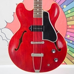 1961 Gibson ES-330TC ES-330 Cherry Archtop, Original Single P-90 Pickup, Hard Case ISS31219