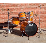 Used Pearl Export 5-Piece Drum Set w/ Cymbals and Hardware ISS31264